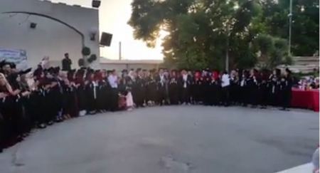 من حفل تخريج طلاب الثانوية في برطعة 