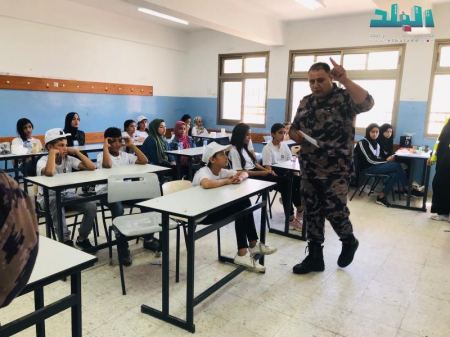 برطعة | الدفاع المدني يقدم ورشة تدريبية للمشاركين في المخيم الصيفي