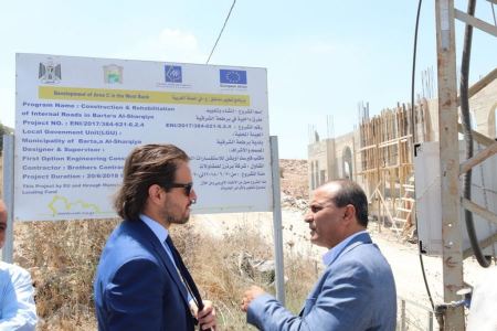 برطعة | رئيس البلدية يستقبل ممثلين عن الاتحاد الاوروبي