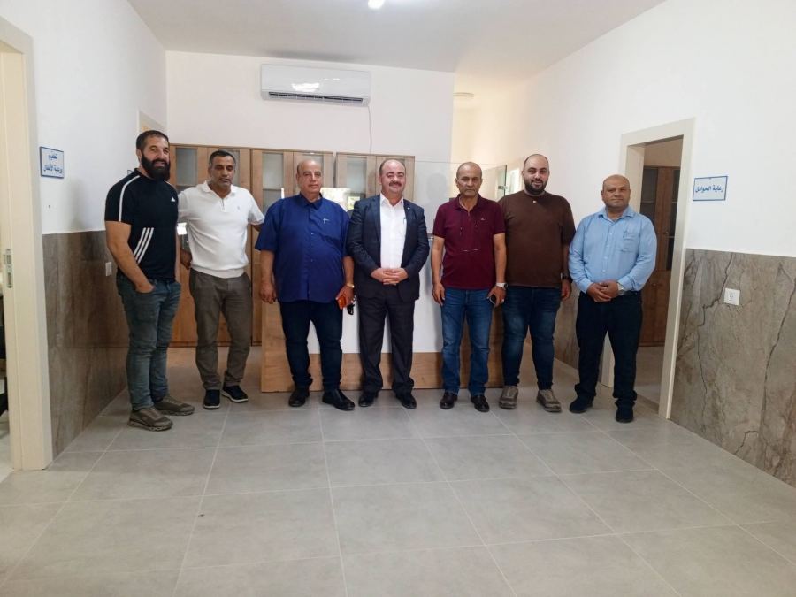 بلدية برطعة تستقبل الدكتور وسام صبيحات لبحث انتقال المركز الصحي إلى مقره الجديد