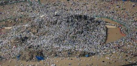 حجاج بيت الله الحرام يتوافدون لتأدية الركن الأعظم في صعيد عرفات