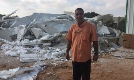 هدم منزل لعائلة محمد القرم في الرملة