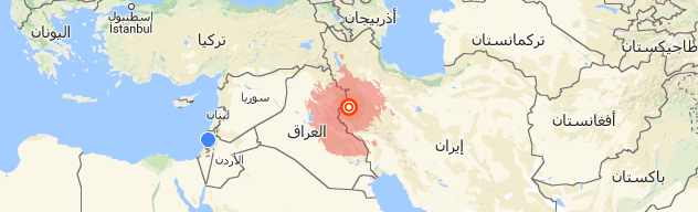 مقتل شخص واصابة العشرات جراء زلزال ضرب حدود العراق وايران