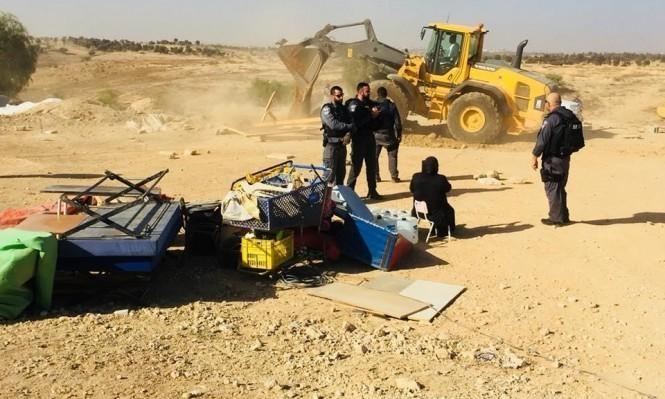 للمرة الـ 132 السلطات الاسرائيلية تهدم قرية العراقيب