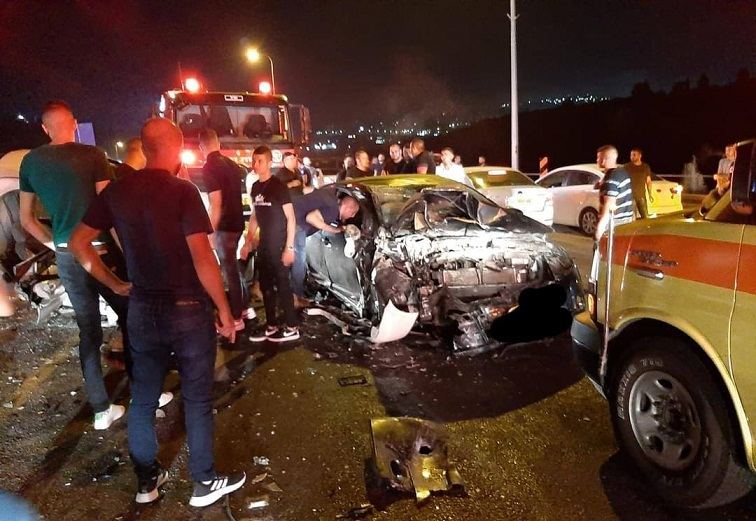 اصابات خطيرة بحادث سير قرب الرينة