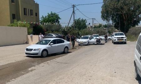 باقة الغربية : مطاردة بوليسية واعتقال شاب ( شاهد )