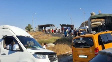 اصابة شاب برصاص الاحتلال عند حاجز " الكونتينر "