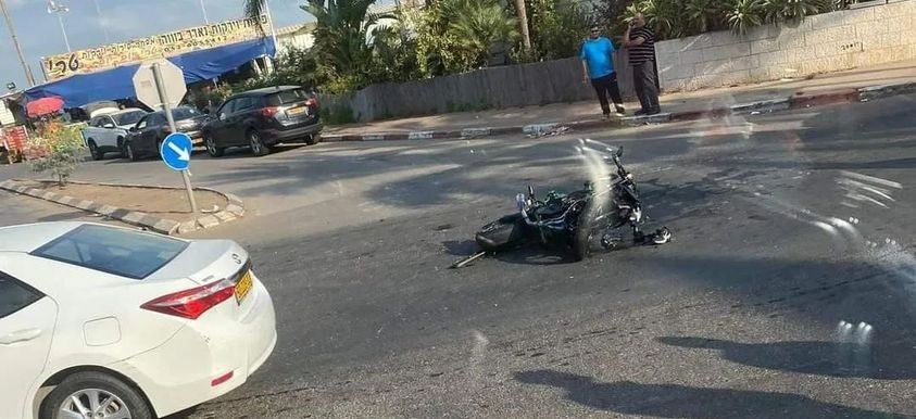 الطيرة : اصابة خطيرة لشاب بحادث سير