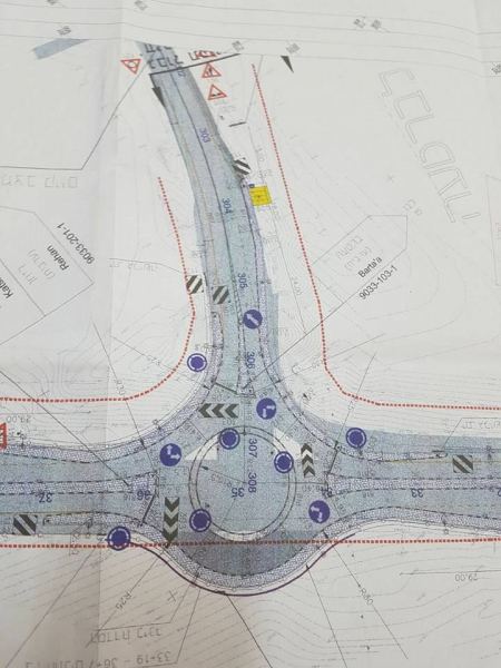برطعة | الاتفاق على بدء العمل لانشاء دوار على شارع برطعة - كتسير