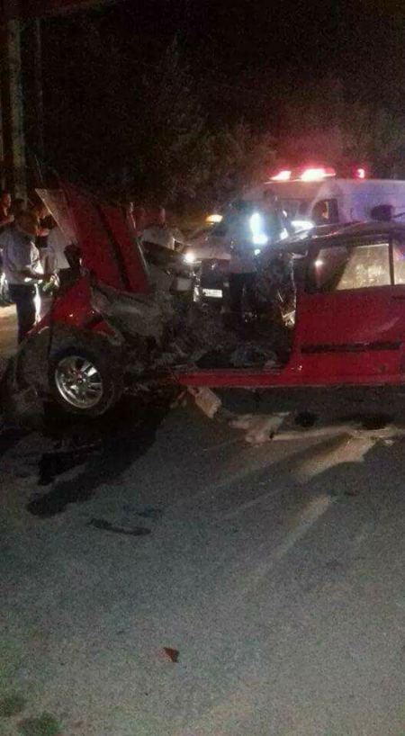 7 اصابات من عائلة واحدة بحادث سير في طوباس