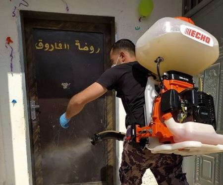 استمرار تعقيم المرافق التعليمية في برطعة