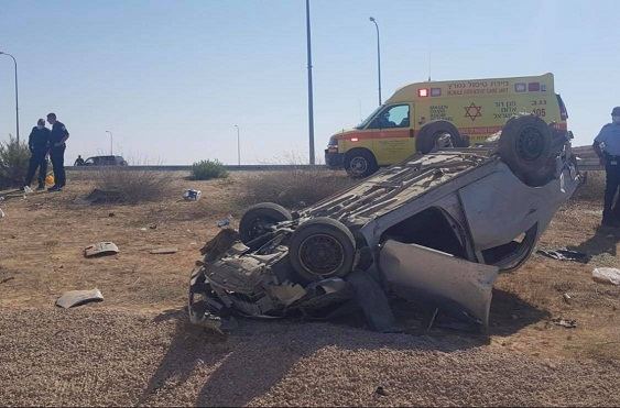 مصرع شابين من النقب بحادث سير على شارع رقم 6