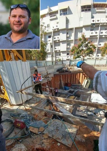 مصرع عامل سقط عليه جسم ثقيل في ورشة بناء وسط البلاد