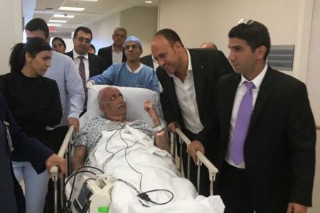 نجاح عملية زراعة الرئة التي خضع لها صائب عريقات