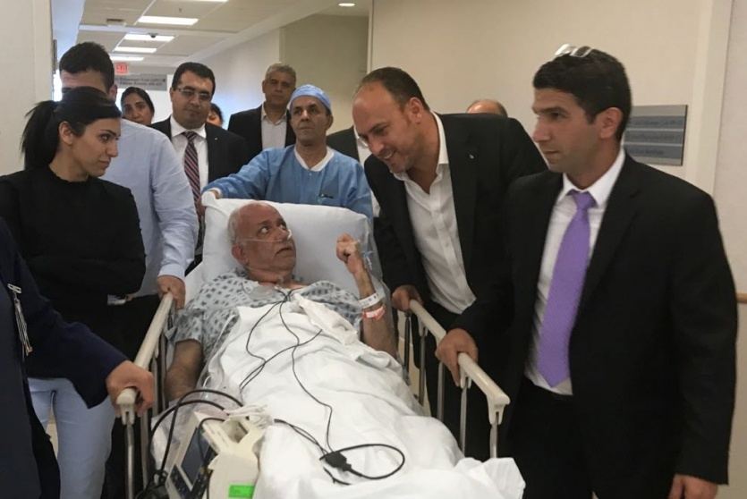 نجاح عملية زراعة الرئة التي خضع لها صائب عريقات