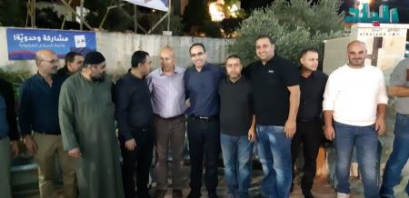 برطعة | صور .... توافد المهنئين لمنزل رئيس المجلس رائد كبها