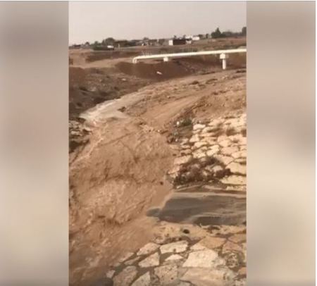 مصرع طفل بالنقب بسبب السيول