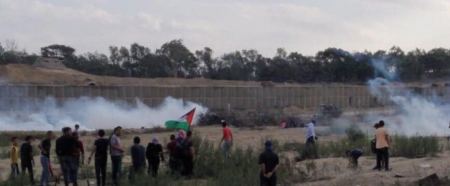 77 جريح برصاص الاحتلال في قمع " مسيرات العودة " شرق غزة