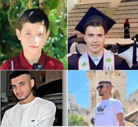 ارتقاء 6 شهداء بينهم طفل في الضفة