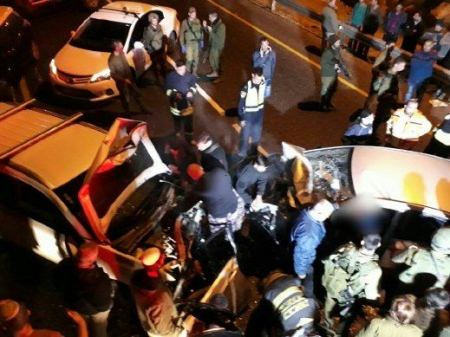 مصرع مواطن فلسطيني وعدة اصابات في حادث طرق قرب رام الله