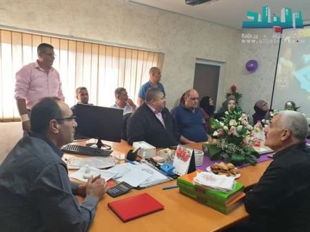 برطعة | المجلس المحلي " بسمة " يستقبل الرئيس رائد بأجواء احتفالية