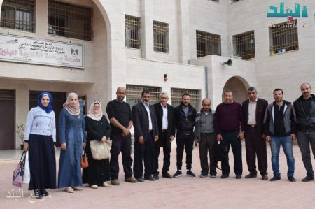برطعة | وفد من وزارة البيئة والتربية الفلسطينية في زيارة للمدرسة الثانوية