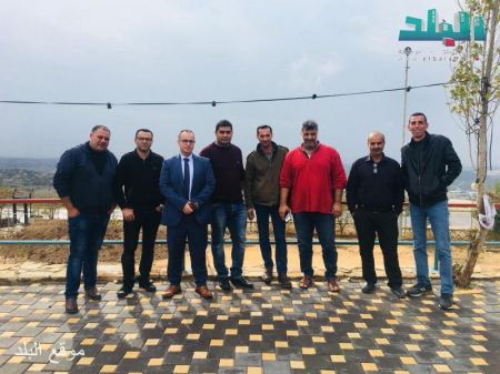 برطعة | وفد من بنك فلسطين يزور البلدة