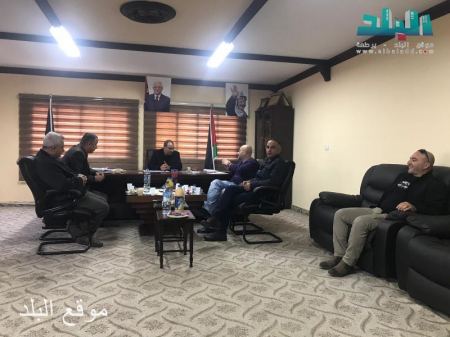 برطعة | بلدية برطعة تستقبل وفداً من الارتباط المدني الفلسطيني ومكتب الشؤون المدنية