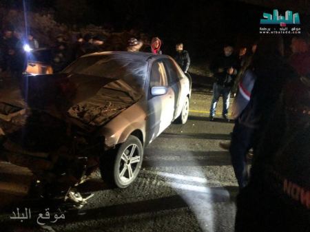 برطعة | اصابات متفاوتة بحادث سير على طريق الحاجز العسكري