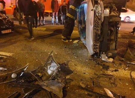 عدة اصابات بحادث سير على مفرق برطعة