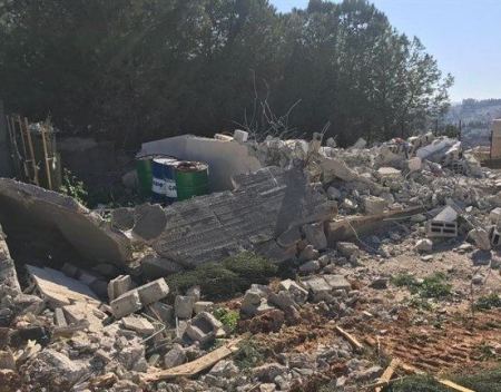 بيت لحم.. الاحتلال يهدم منزلاً قيد الانشاء