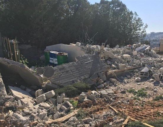 بيت لحم.. الاحتلال يهدم منزلاً قيد الانشاء