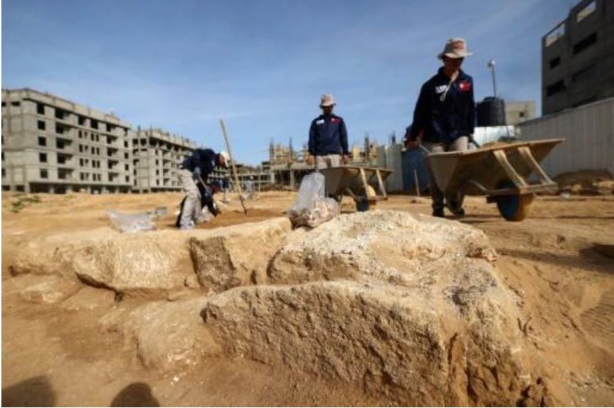 اكتشاف قبور رومانية تعود لـ 2000 عام في غزة