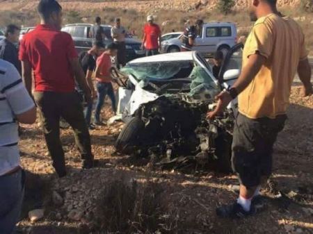 مصرع شاب " 28 عاماً " في حادث سير غربي مدينة سلفيت