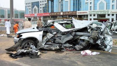 حادث سير في دبي ضحيته 15 شخصاً