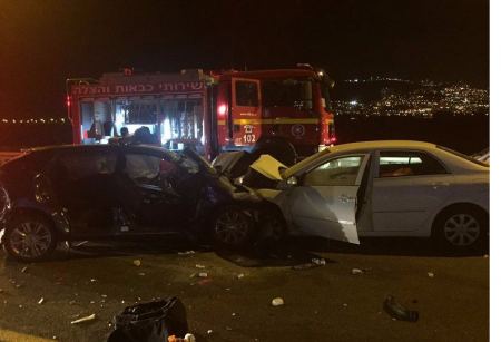 مصرع شخصين بحادث سير مروع في حيفا