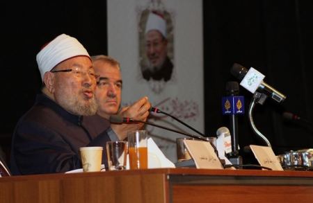 الشيخ يوسف القرضاوي يتمنى لو كانت لديه قدرة كي يقاتل مع الثوار بحلب