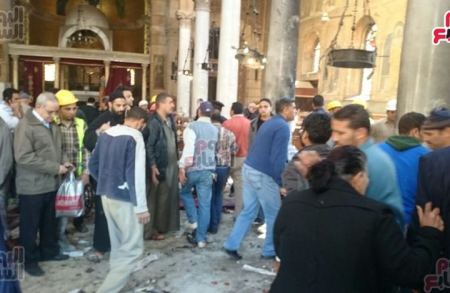القاهرة ... 22 قتيلا و35 جريحا بانفجار داخل الكاتدرائية للاقباط الارثوذكس