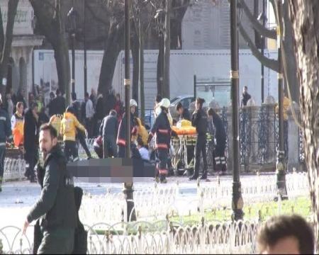 15 قتيلاً وجرحى في انفجار وسط مدينة اسطنبول التركية