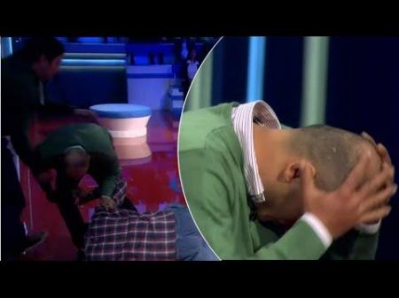 إعتداء وضرب على الهواء في برنامج المسامح كريم