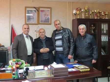 برطعة | مدراء المدارس في برطعة يهنئون مدير التربية والتعليم الجديد في جنين