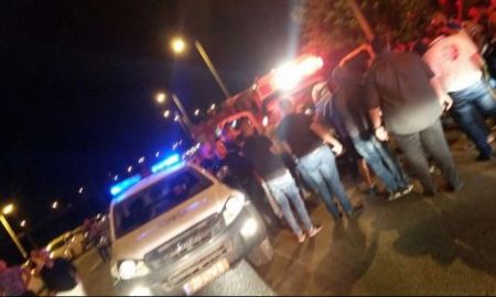 حادث سير ذاتي يسفر عن اصابتان بالغتان في الشيخ دنون