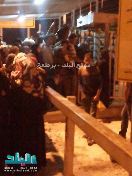 حاجز برطعة العسكري ... معاناة يومية 