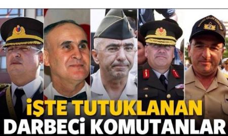 قادة الانقلاب الفاشل في تركيا 
