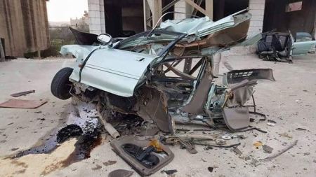 مصرع شخصين في حادث سير ذاتي جنوب نابلس