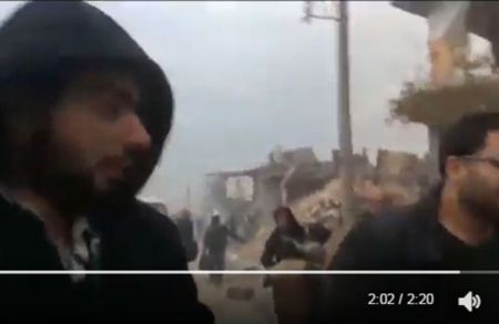 فيديو ... لحظة إطلاق النار على المدنيين في حلب أثناء اجلائهم
