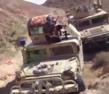 فيديو : عملية استيلاء الثوار على اليات تابعة لجيش المالكي في مدينة صلاح الدين