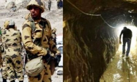 الجيش المصري يبدأ بغمر الانفاق الحدودية مع غزة بالمياه