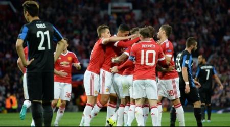 دوري الابطال ... مانشستر يونايتد يهزم كلوب بروج 