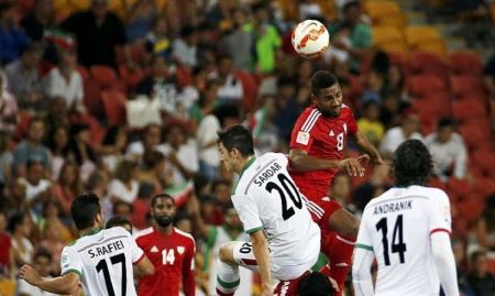 ايران تتغلب على الامارات وتتصدر المجموعة